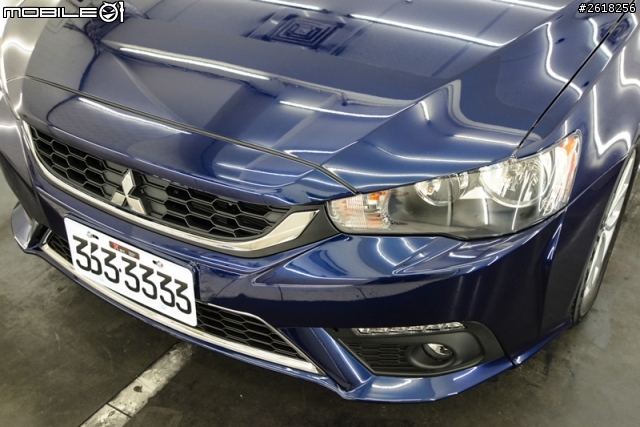 剛鍍完膜的2014 Lancer Fortis時尚藍分享