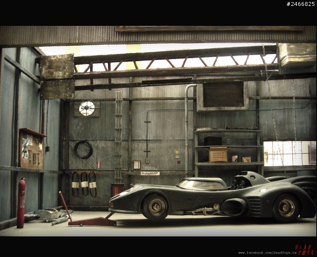 (作品分享)-情境模型製作 汽車 玩具 人偶 電影場景