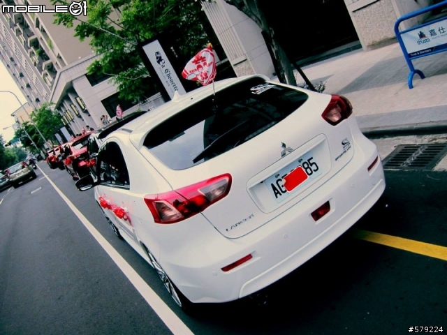 LANCER SPORTBACK 紅色鯊魚幸福禮車隊