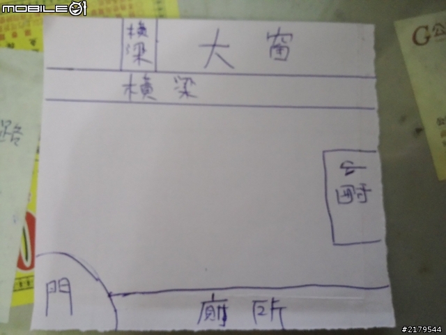 主臥房有橫梁和床位擺放問題
