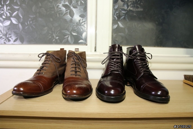 [開箱慶端午] Alden For J.Crew Shell Cordovan Cap Toe Boots（馬臀皮）