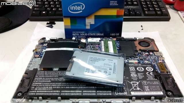 Acer Aspire V5-132P SSD更換 降級Windows 7