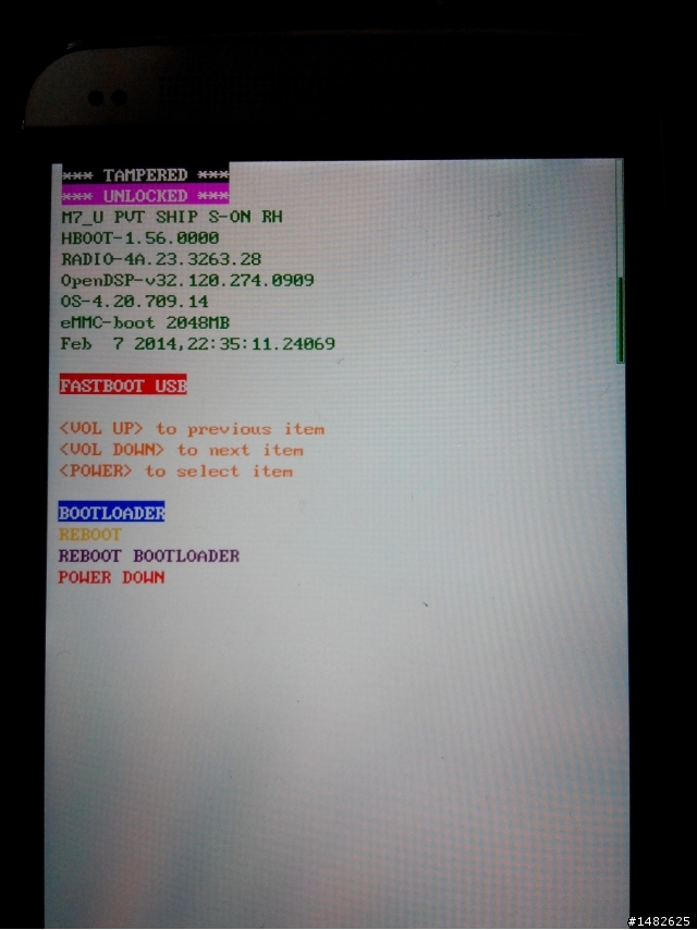 M7 官解>RECOVERY>ROOT(卡住)