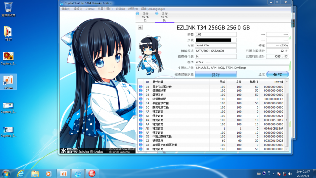 Ezlink T-34 256GB 壽命測試 (2015/3/22更新)~終點。