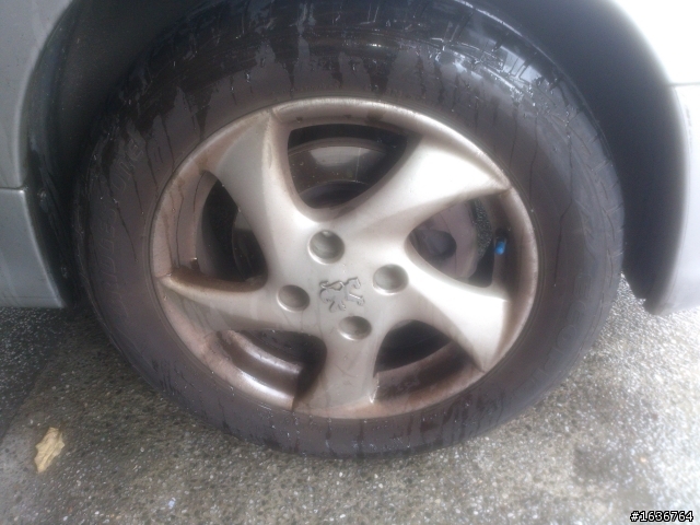 Peugeot 206 雪地燈及S燈交替閃爍  引擎殼上方一小堆褐色粉墨,引擎或方向機油封有縫隙