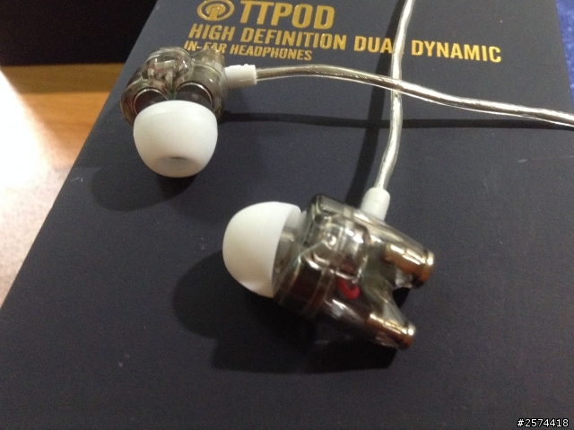 [開箱]天天動聽TTPOD T1改版(T1-E)T1-Enhanced雙動圈納米振膜入耳耳機