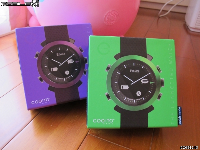 兼具時尚潮流的COGITO classic藍牙手錶當做生日禮物再好也不過
