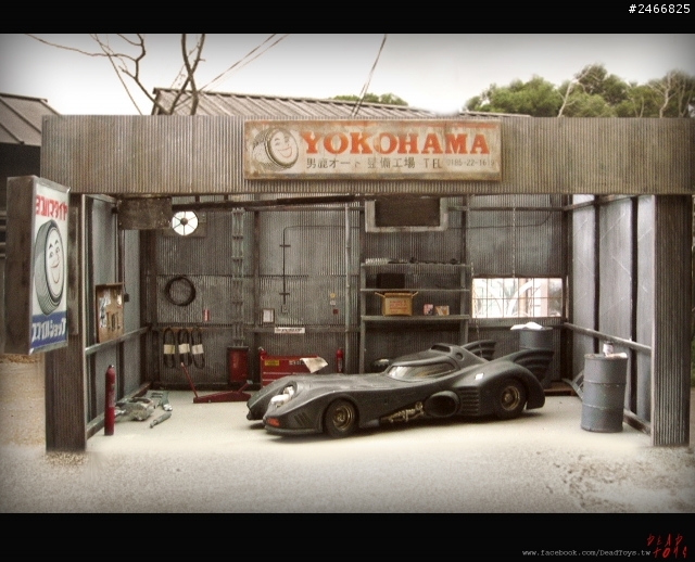 (作品分享)-情境模型製作 汽車 玩具 人偶 電影場景