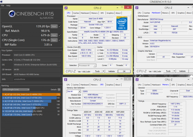 Intel Core i5-4690K結合BIOSTAR Hi-Fi Z97WE超頻解析