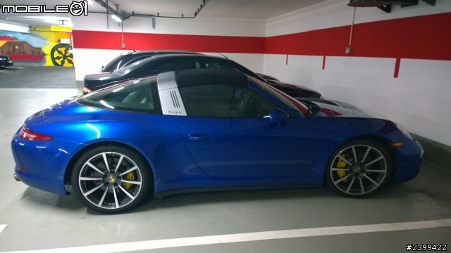 來德國出差看到新的991 Targa 4S