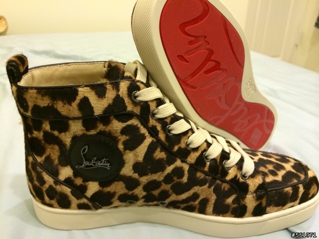 Christian Louboutin leopard sneaker