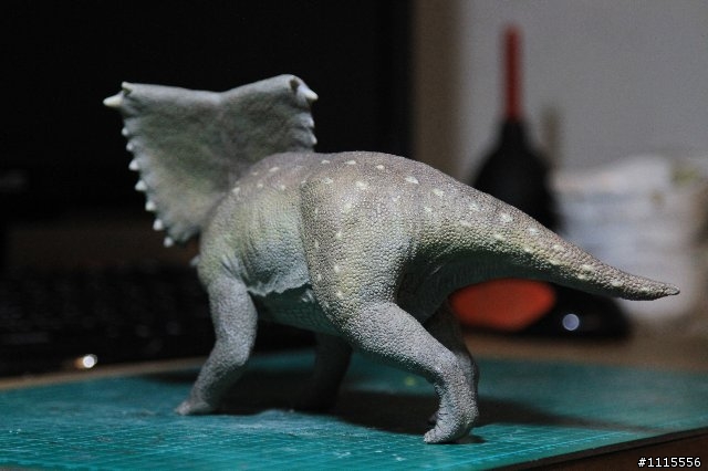 仿真動物模型製作--加斯莫龍(Chasmosaurus)