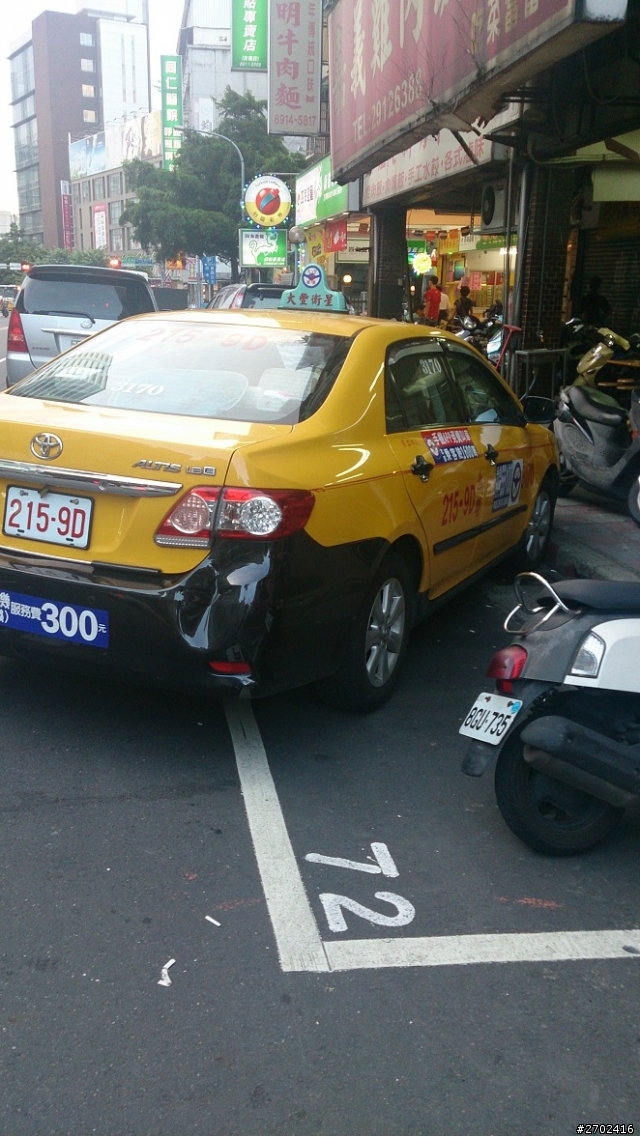 停車格的停法? 大家怎麼評論呢?