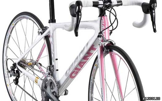 找尋 粉紅色與白色相間的 女性公路車