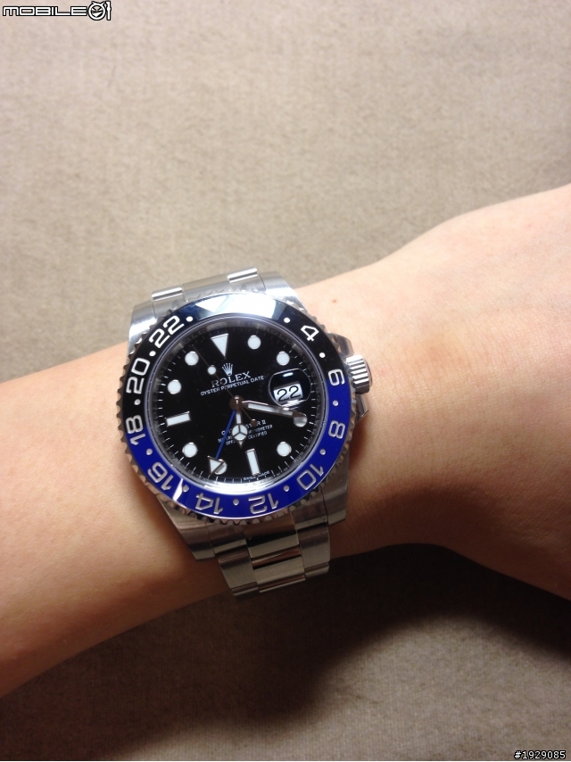 [陽春分享] Rolex 116710BLNR GMT Master II 藍黑陶瓷圈