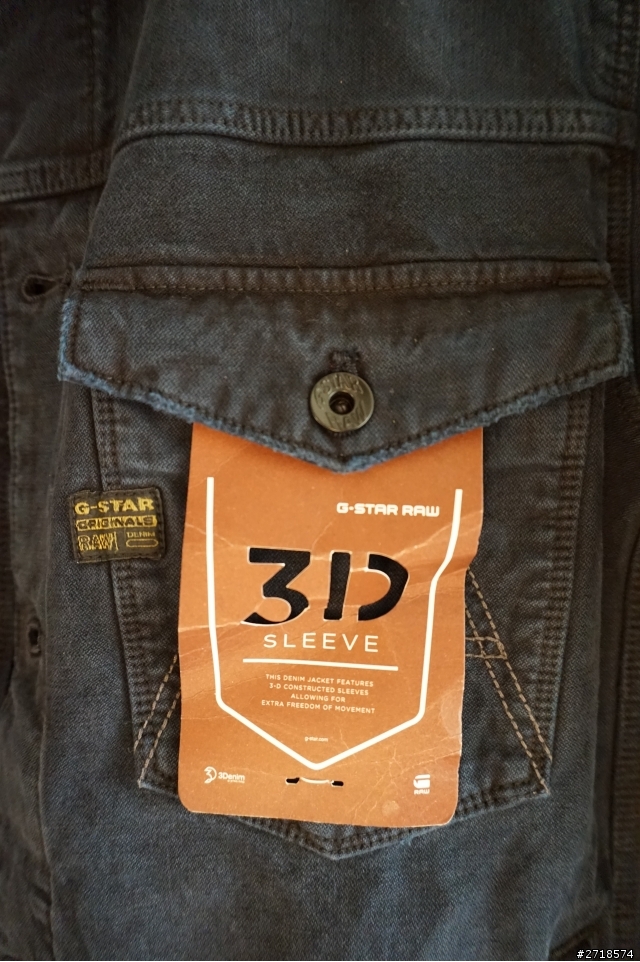 G-STAR Riley 3D Tapered Mens Jeans & Denim A Crotch Jacket