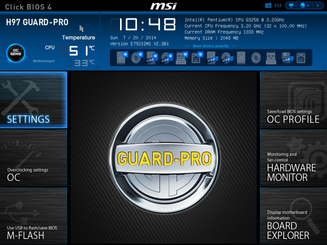 [開箱] MSI H97 GUARD-PRO 入門超頻測試