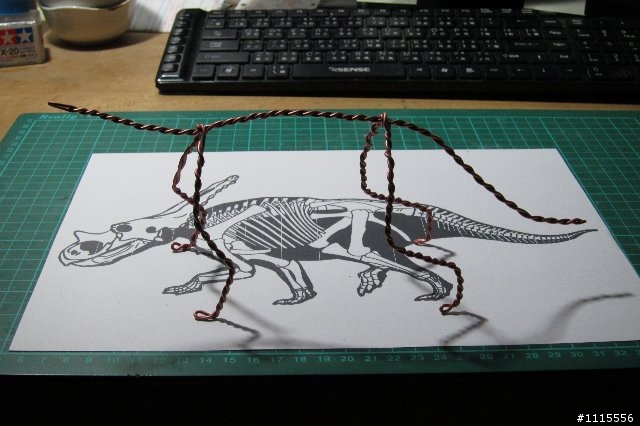 仿真動物模型製作--加斯莫龍(Chasmosaurus)
