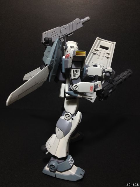 第二隻吉姆改造作品- RMS-179 GM 2 CUSTOM 吉姆二特裝型-灰鴉