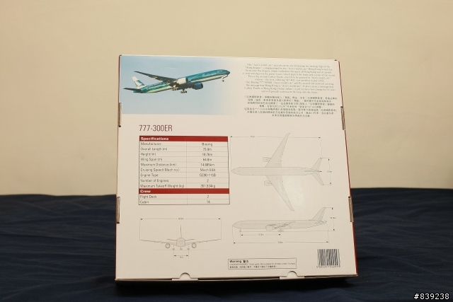 國泰航空 CATHAY PACIFIC 波音777-300ER 亞洲國際都會版