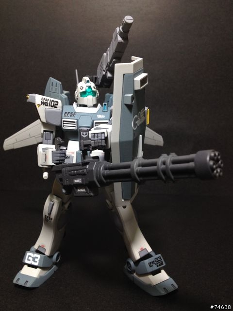 第二隻吉姆改造作品- RMS-179 GM 2 CUSTOM 吉姆二特裝型-灰鴉