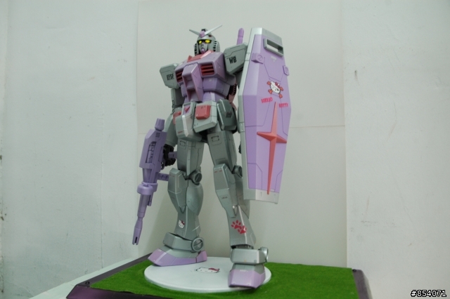(偽開箱) MEGA SIZE RX-78 ver.HELLO KITTY 自製版
