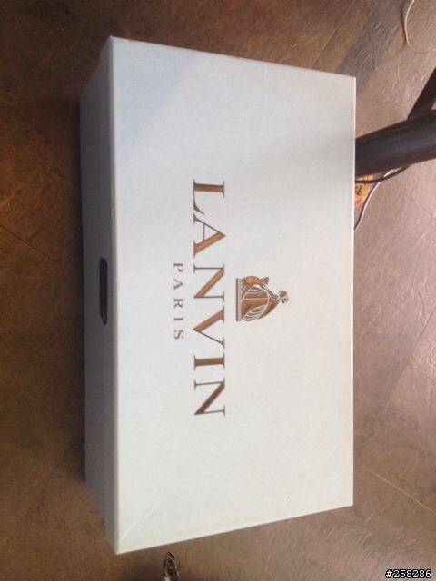 Lanvin Low Top Patent Cap Toe