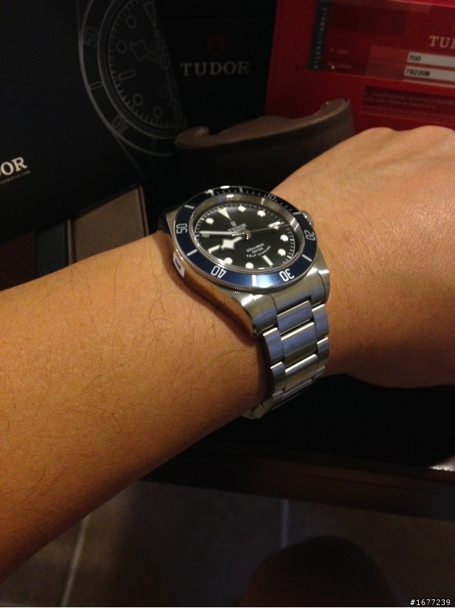 我的第二隻 Tudor, black bay blue