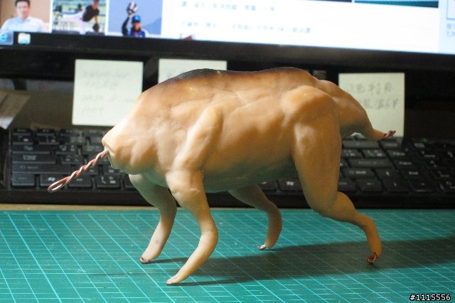 仿真動物模型製作--加斯莫龍(Chasmosaurus)