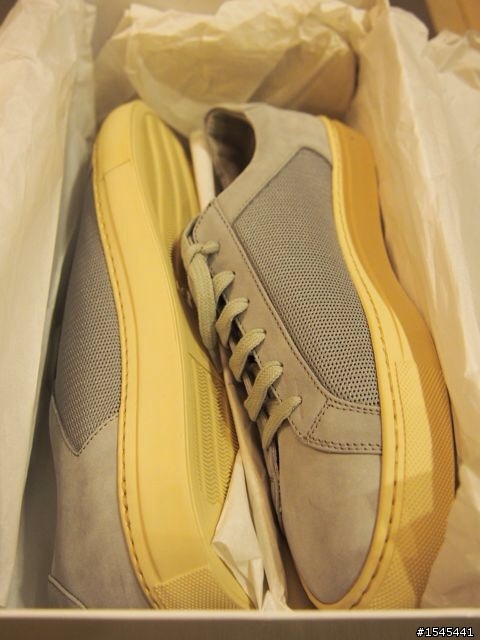 COMMON PROJECTS ACHILLES LEATHER AND MESH LOW TOP SNEAKERS開箱！