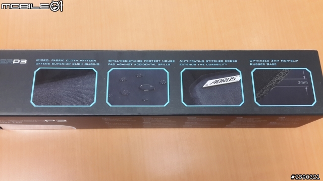 1公尺超大滑鼠墊AORUS THUNDER P3 開箱~