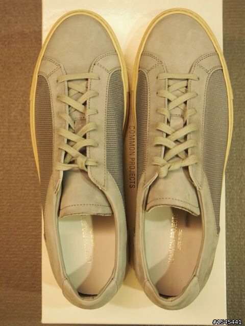 COMMON PROJECTS ACHILLES LEATHER AND MESH LOW TOP SNEAKERS開箱！