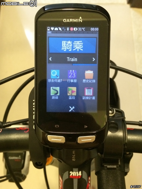 [新機開箱]Garmin Edge 1000 自行車專用GPS導航機