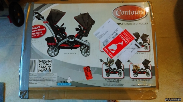 [開箱] 美國Kolcraft Contours Optima Tandem 雙人手推車