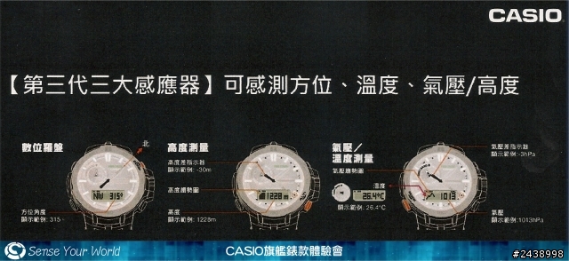 絕對強悍之CASIO旗艦錶款體驗會