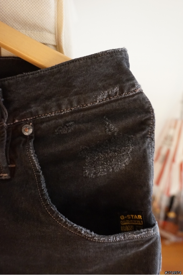 G-STAR Riley 3D Tapered Mens Jeans & Denim A Crotch Jacket