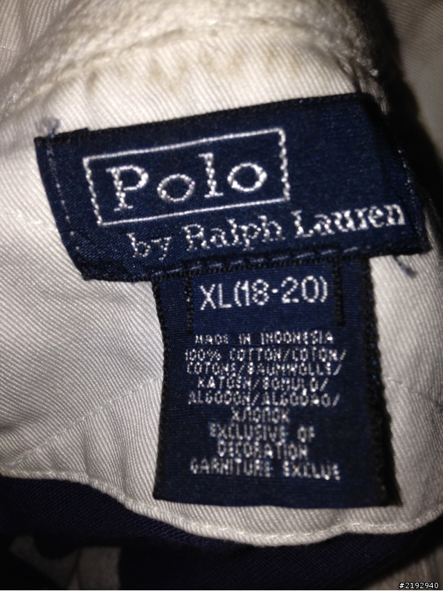 Ralph Lauren POLO真假