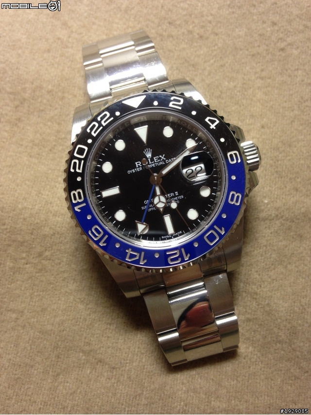 [陽春分享] Rolex 116710BLNR GMT Master II 藍黑陶瓷圈