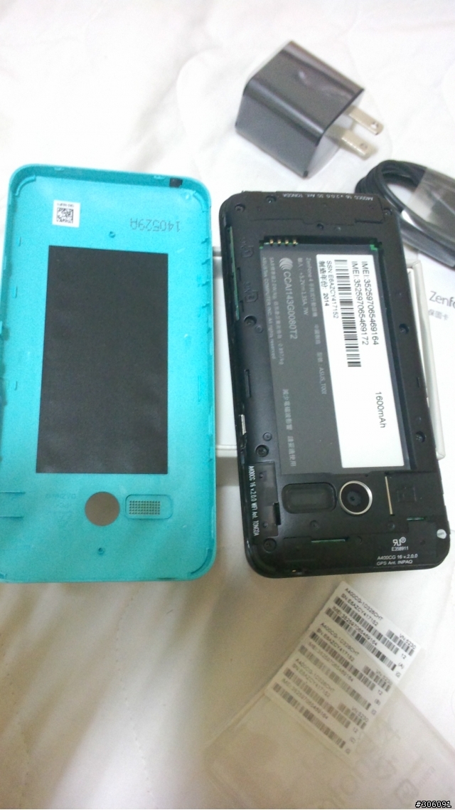 [輕開箱]zenfone4 簡單低調(藍色)