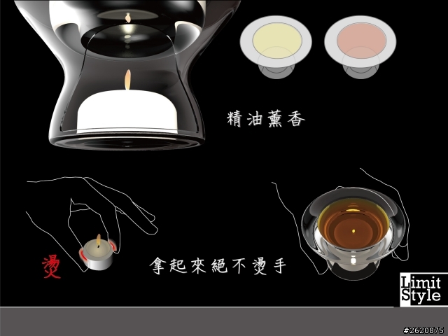 兩用蠟燭薰香台