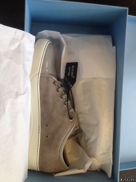 Lanvin Low Top Patent Cap Toe