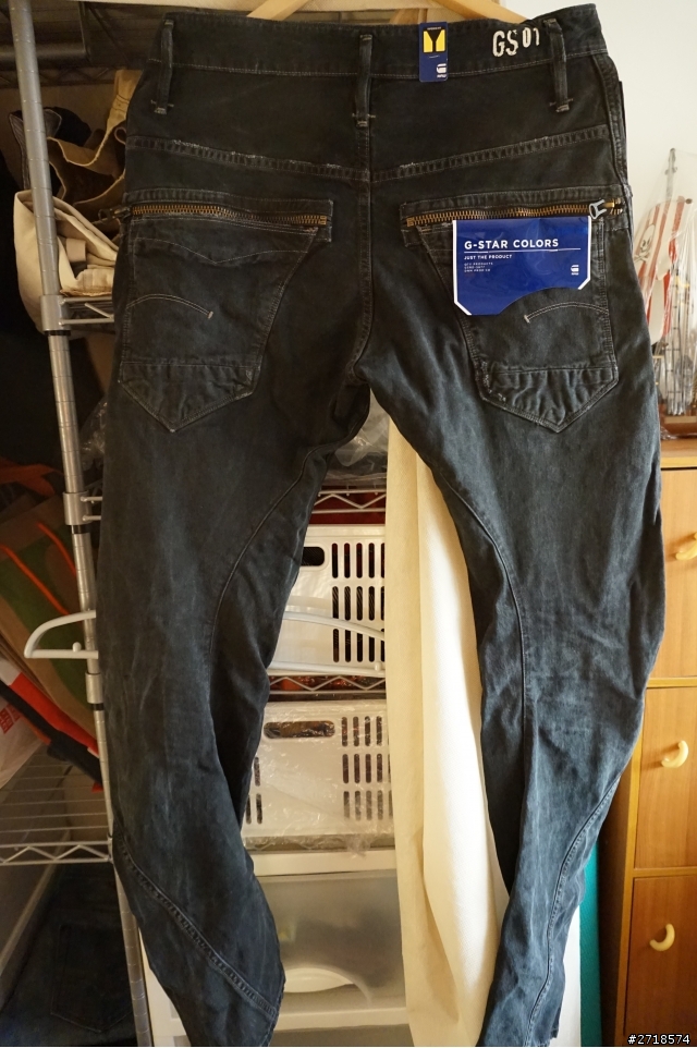 G-STAR Riley 3D Tapered Mens Jeans & Denim A Crotch Jacket