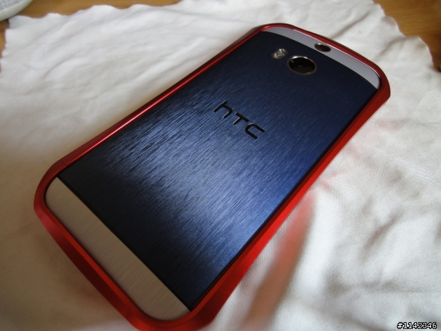 HTC M8香檳金  IN.  DEVILCASE跑車紅(氣勢磅礡開箱.同場加映背貼示範)