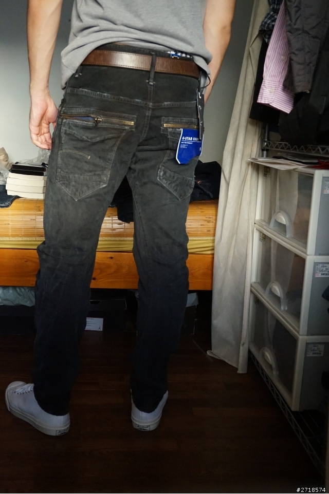 G-STAR Riley 3D Tapered Mens Jeans & Denim A Crotch Jacket