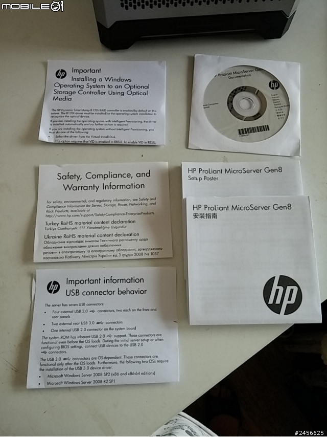 HP迷你雲端伺服器 HP ProLiant MicroServer Gen8
