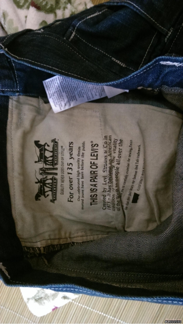 大陸帶的LEVIS511 想請問真假