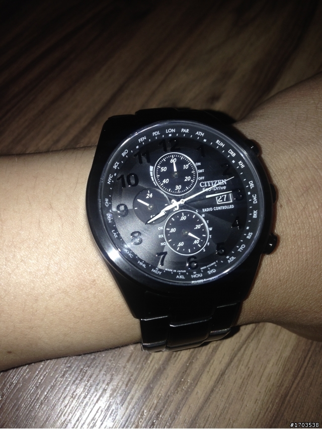 「開箱」CITIZEN  AT8105-53E  Eco-Drive光動能五局電波