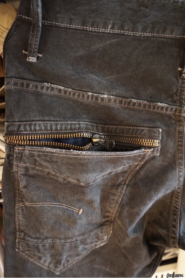 G-STAR Riley 3D Tapered Mens Jeans & Denim A Crotch Jacket