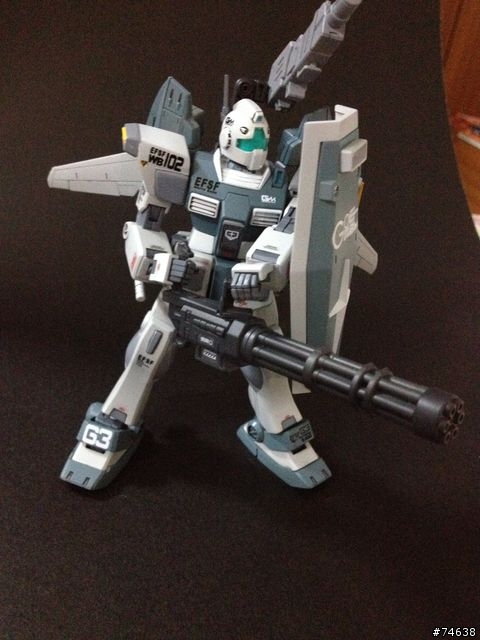 第二隻吉姆改造作品- RMS-179 GM 2 CUSTOM 吉姆二特裝型-灰鴉