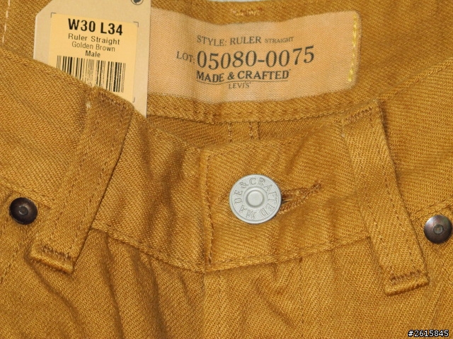 [VOL 2] Levi's Made and Crafted Ruler Straight 原色赤耳牛仔褲